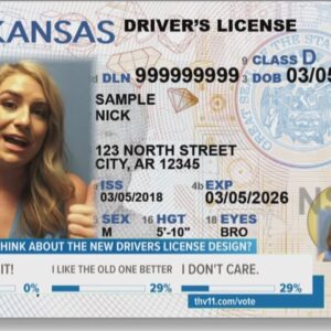 Arkansas Driver's License.