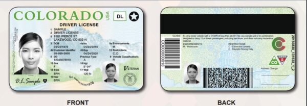 Colorado license Drivers License