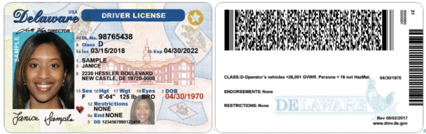 Delaware Driver’s License